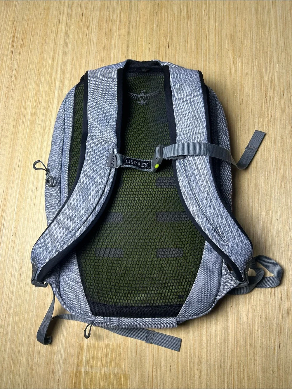 Osprey Cyber Port Backpack Gray Travel Work School Bag